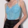 Lace Trim Bustier Corset Top
