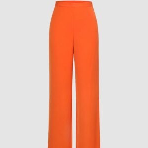 Draped Flared Trousers