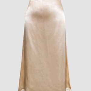 Satin Midi Skirt