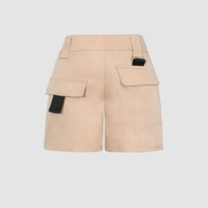 High Waist Cargo Shorts