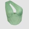 One Shoulder Cut-Out Corset Top
