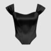 Satin Off The Shoulder Corset Top